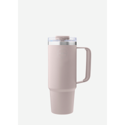 Termokop med suger�r - Soft Rose