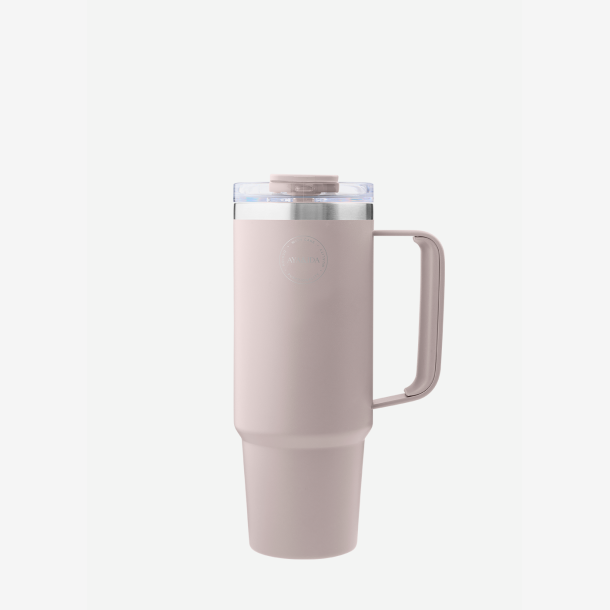 Termokop med suger�r - Soft Rose