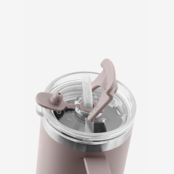 Termokop med suger�r - Soft Rose