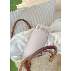 Termokop med suger�r - Soft Rose