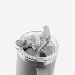 Termokop med suger�r - Light Grey