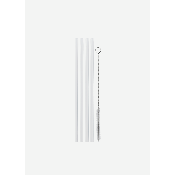 Reservedel - Sugerr til Thermo Cup with Straw - 4 pcs + Rensebrste