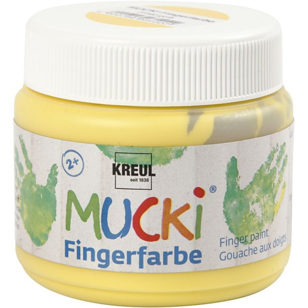 Fingermaling - Gul