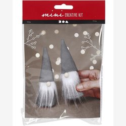 Mini DIY Kit - N�senisser, H: 12 cm gr�