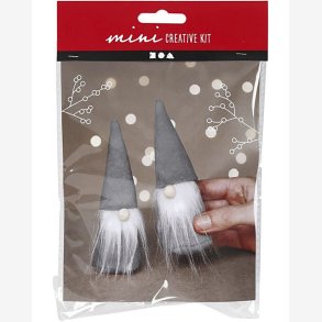 Mini DIY Kit - N�senisser, H: 12 cm gr�