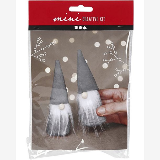 Mini DIY Kit - N�senisser, H: 12 cm gr�