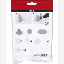 Mini DIY Kit - N�senisser, H: 12 cm gr�