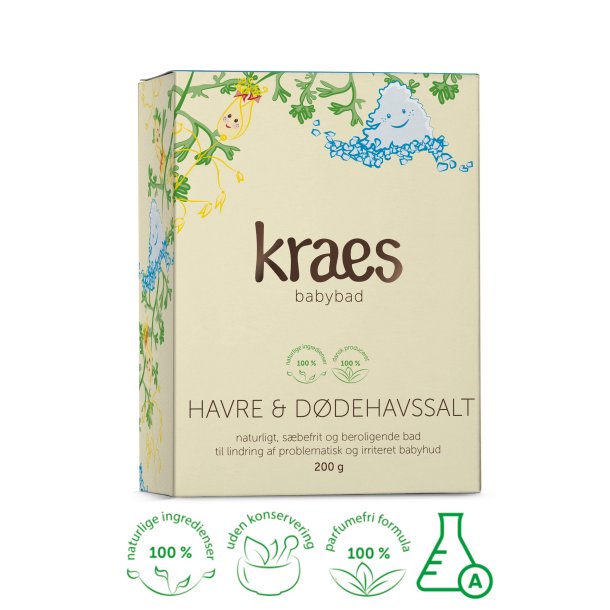 KRAES babybad havre/d�dehavssalt 