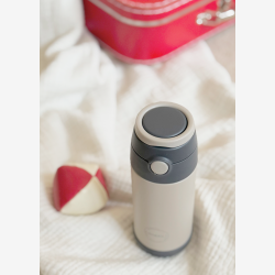Drikkedunk med suger�r - Cream Beige
