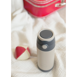 Drikkedunk med sugerr - Cream Beige