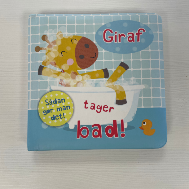 Bog - Giraf tager bad