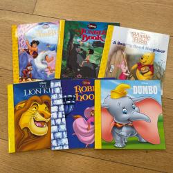 6 stk Disney bger (engelsk)