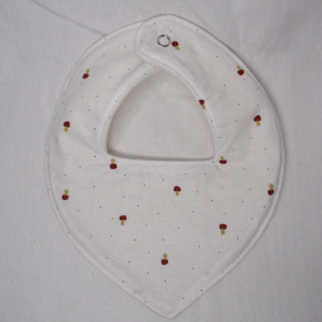 Hagesmk - Hvid med svampe 