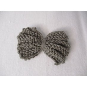 Strikket gr�/brun sl�jfe