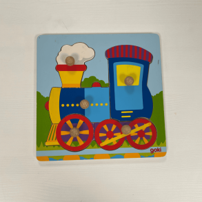 Knop puslespil - Lille traktor