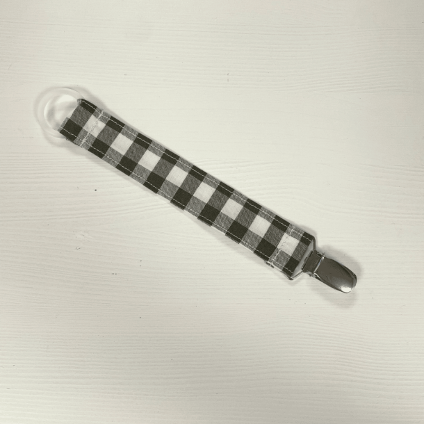 Suttesnor - Gr�n/hvid ternet 