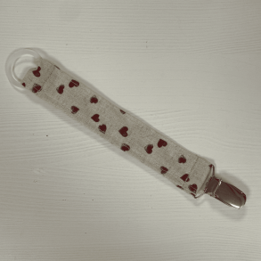 Suttesnor - Beige med hjerter