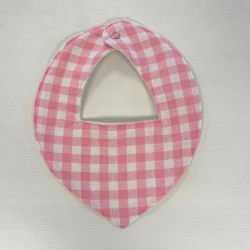 Hagesmk - Lyserd/hvid ternet