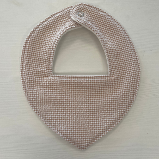 Hagesm�k med beige og hvide tern 